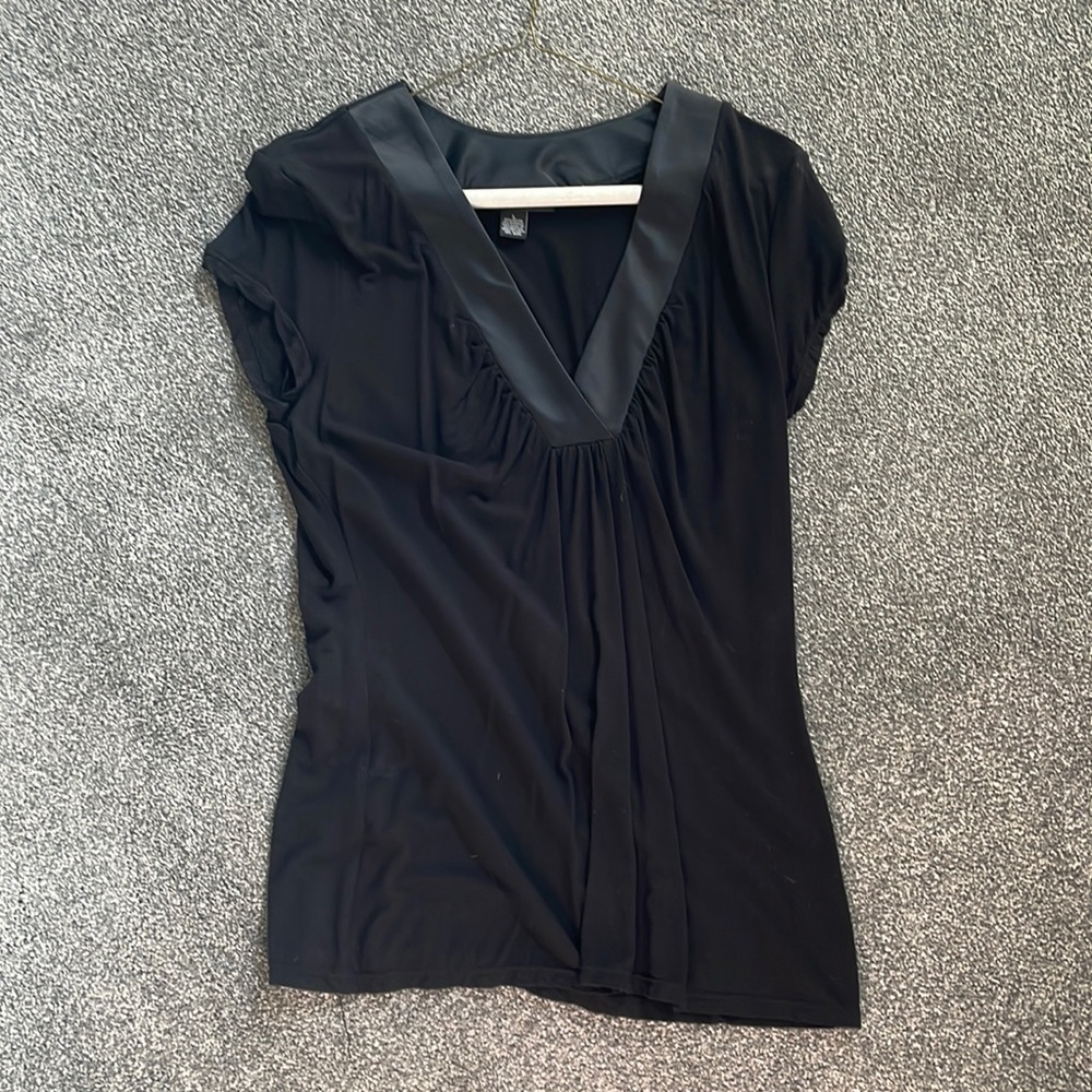 INC shirt with cap sleeves